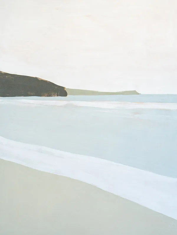 Early Morning Skies, Porthkidney, 2025 Acrylic on canvas