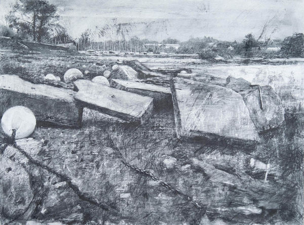 Andrew Barrowman, Winter Moorings, Loe Beach