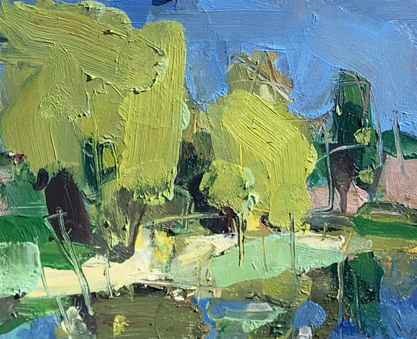 John Dobbs, The River Chess in Spring