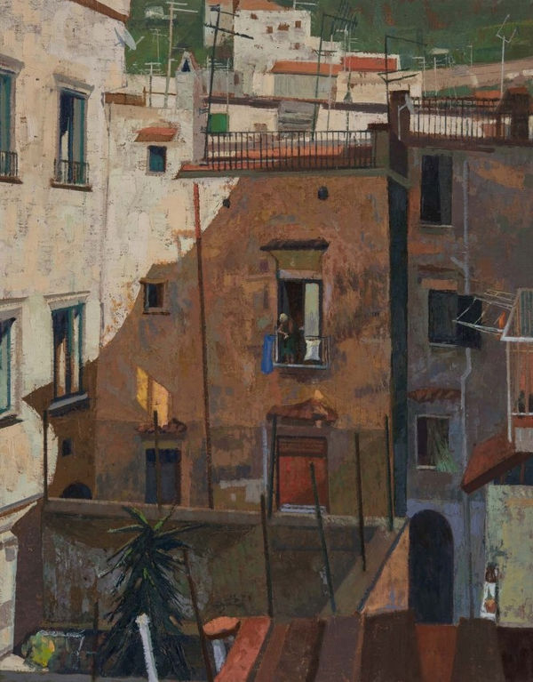 Charlotte Sorapure, Amalfi Courtyard