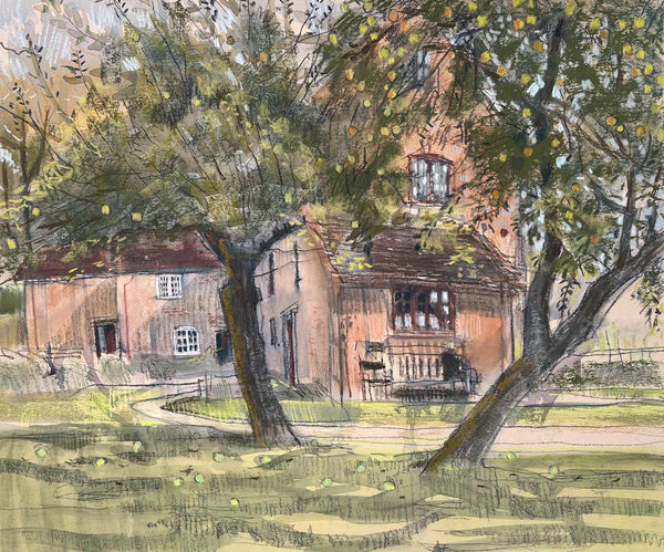 Felicity House, Ripening Apples at White Mill