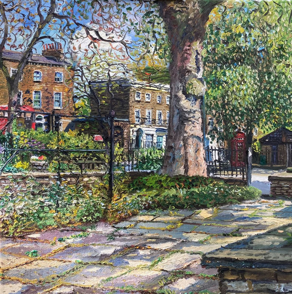 Melissa Scott-Miller, Canonbury Square in Spring