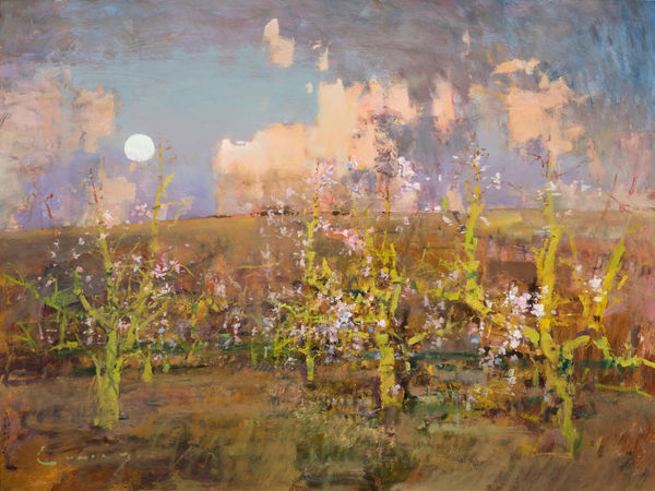 Fred Cuming, Moonrise over Apple Orchard (NFS)