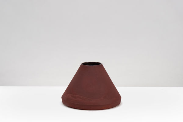 Studio ThusThat, Red Mud Vase - Low, 2019