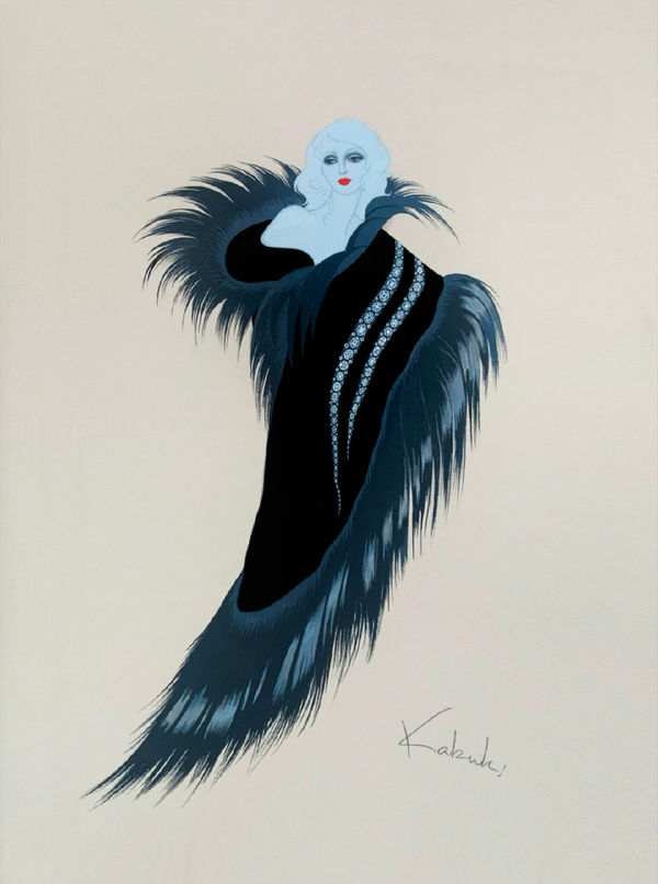 Kabuki Starshine Candy Darling, 2025 Gouache on board