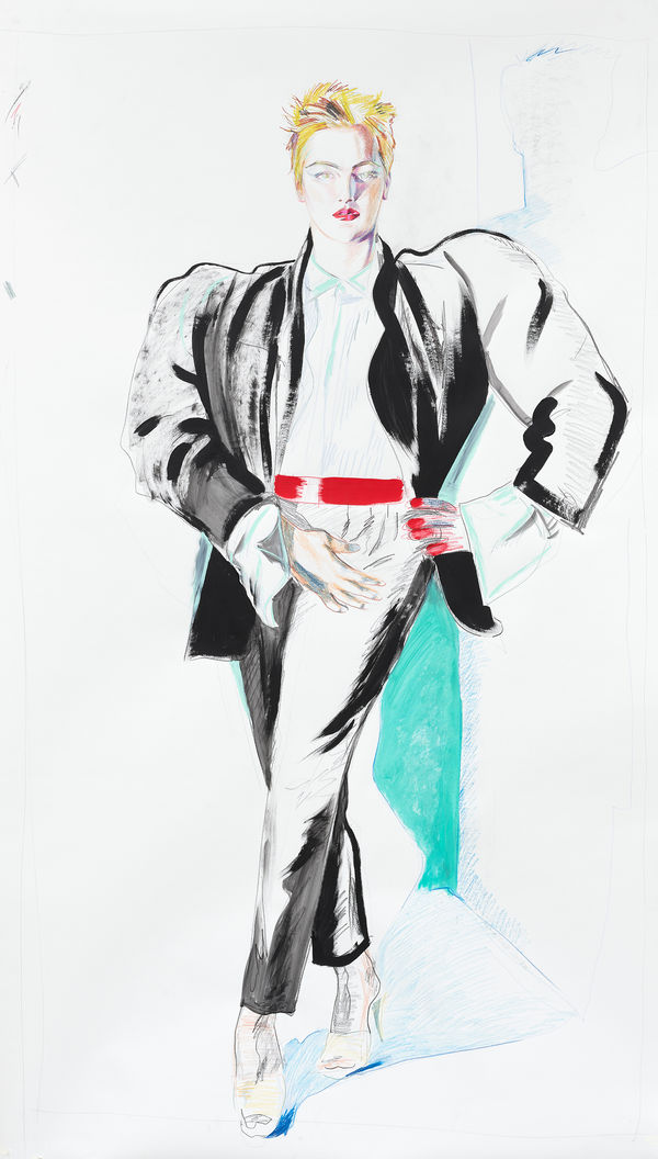 Drake Carr Marcs, 2023 Colored pencil and watercolor on paper