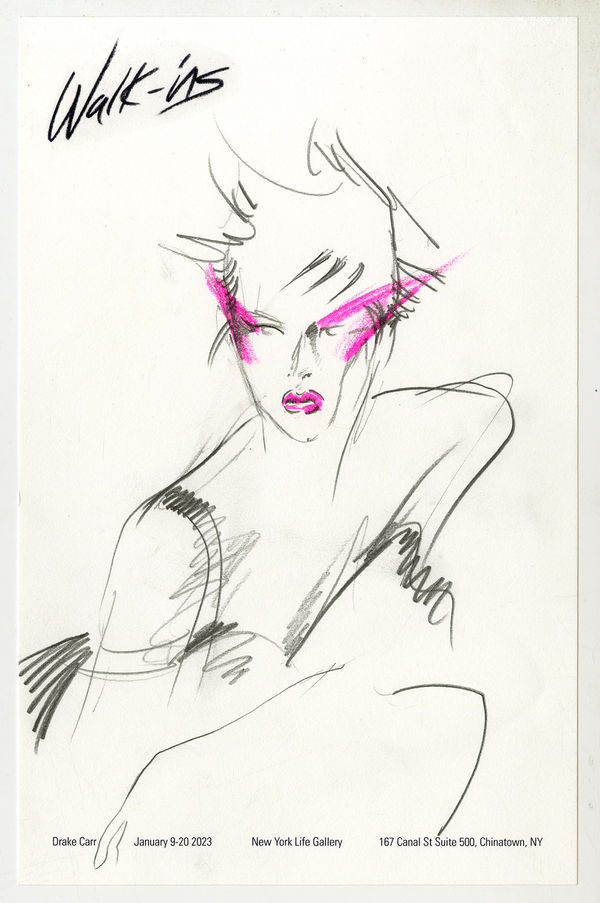 Drake Carr Marcs, 2023 Colored pencil and graphite on paper