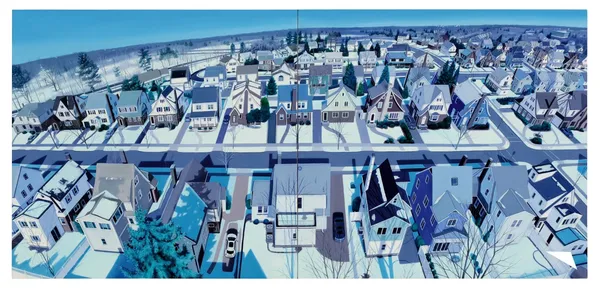 Jessica Rohrer, Blue Diptych