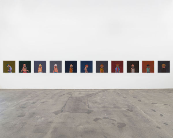 Michael Kvium Crybaby I – XI, 2024 Oil on canvas