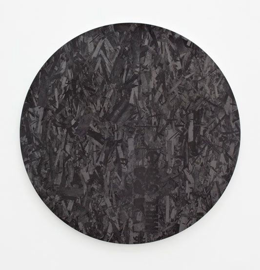 Adam McEwen Untitled, 2013 Graphite mounted on aluminum panel