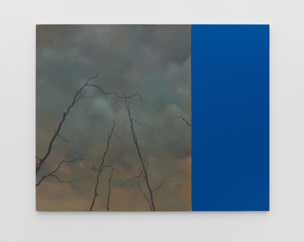 Michael Kvium Sky Piece, 2025 Oil on canvas