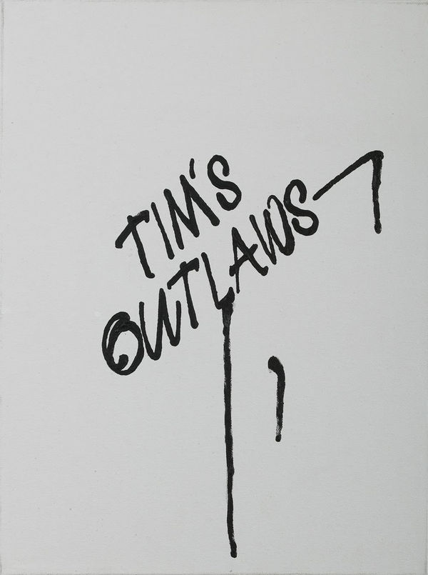 Gardar Eide Einarsson Outlaw Logos (Tim's Outlaws), 2004 acrylic on canvas