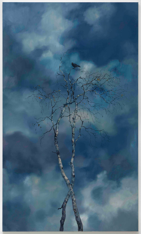Michael Kvium Interrupted Skypiece II, 2012 Oil on canvas
