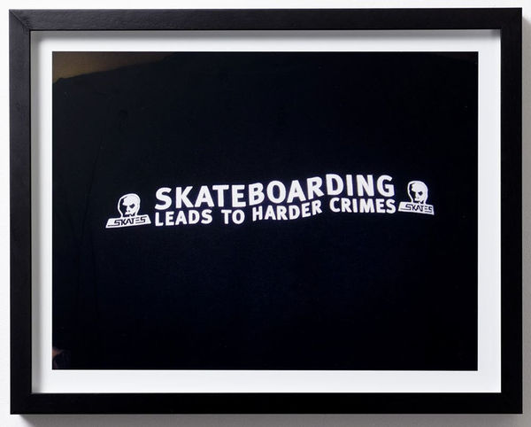 Gardar Eide Einarsson Untitled (Skateboarding leads to harder crimes), 2006 Framed C-print