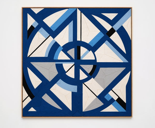 Eduardo Terrazas 1.1.149, 1974-2014 Wool yarn and Campeche wax on wooden board