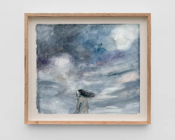 Michael Kvium Gennemsigtig udsigt, 2025 Watercolor on paper