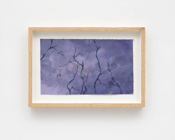 Michael Kvium Sky Piece, 2021 Watercolor on paper