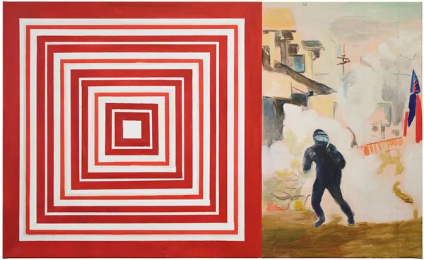 Sawangwongse Yawnghwe, Protest II, 2021