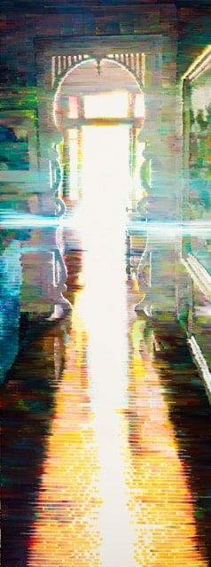 Holly Anderson Passageway, 2025 oil on canvas 160 x 60 cm