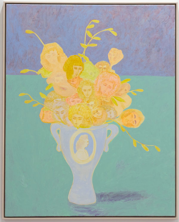 Joan Ross We were everywhere, 2025 acrylic on canvas 100 x 80 cm