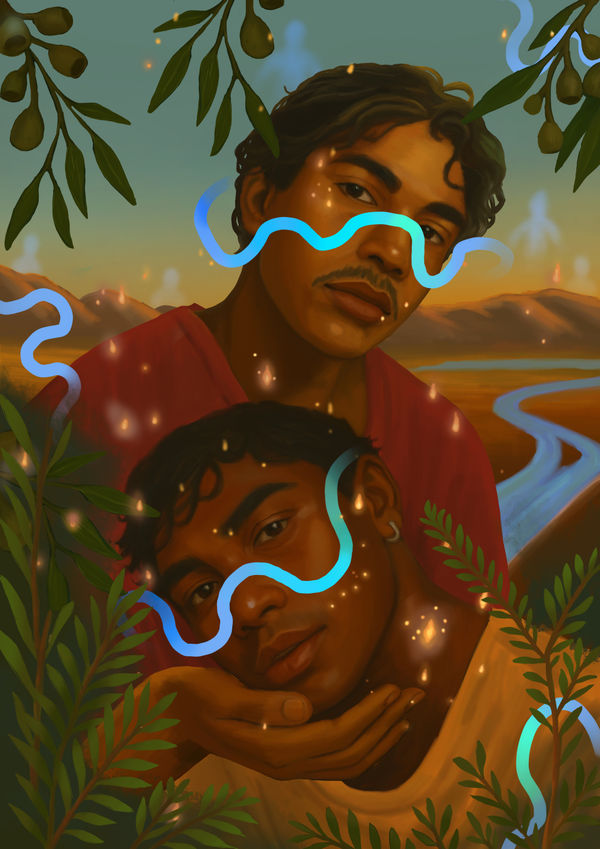 Dylan Mooney Spirit Flow, 2025 digital illustration on paper Large: 118.9 x 84.1 cm | ed. of 5 + 2 AP Medium: 84.1 x 59.4 cm | ed. of 10 + 2 AP