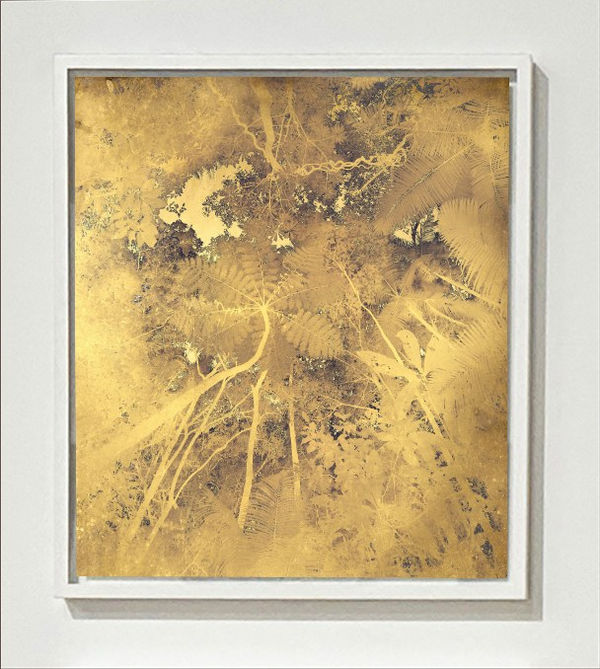 Danie Mellor, A shimmering dusk (the fall of paradise), 2023