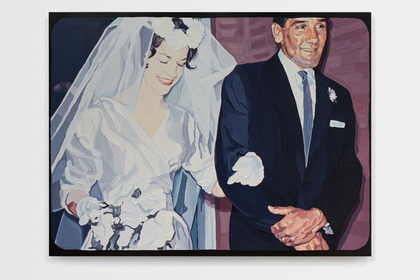 Thea Anamara Perkins Rise 3, 2025 acrylic on board 90 x 120 cm