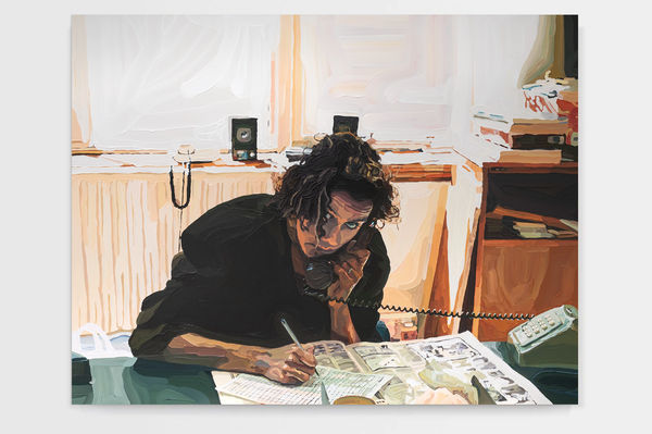 Thea Anamara Perkins Rise 4, 2025 acrylic on board 90 x 120 cm