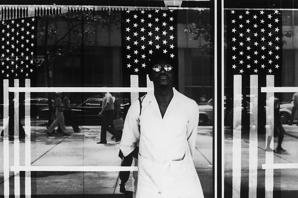 Ming Smith, America Seen Through Stars and Stripes (New York), 1976