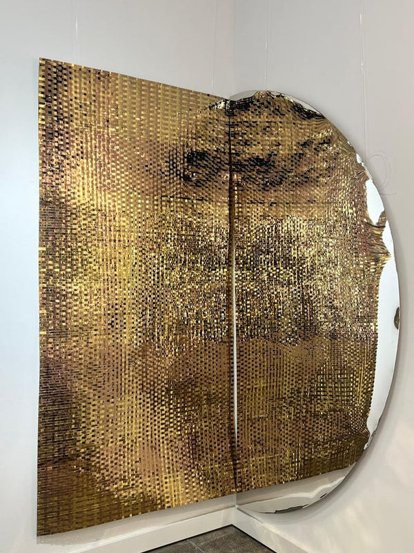 Hussain Jamil, The Fabric of Light - diptych, 2024