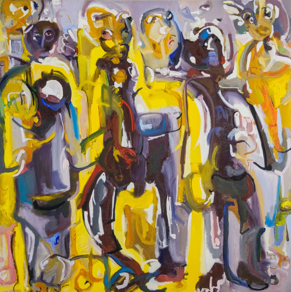 Anthony Nsofor, The light of the new world filled, 2023