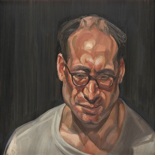Lucian Freud, Man with Glasses, c.1963-64