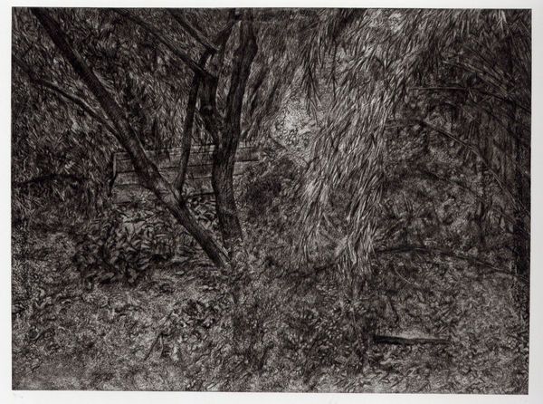 Lucian Freud, Painter's Garden, 2004