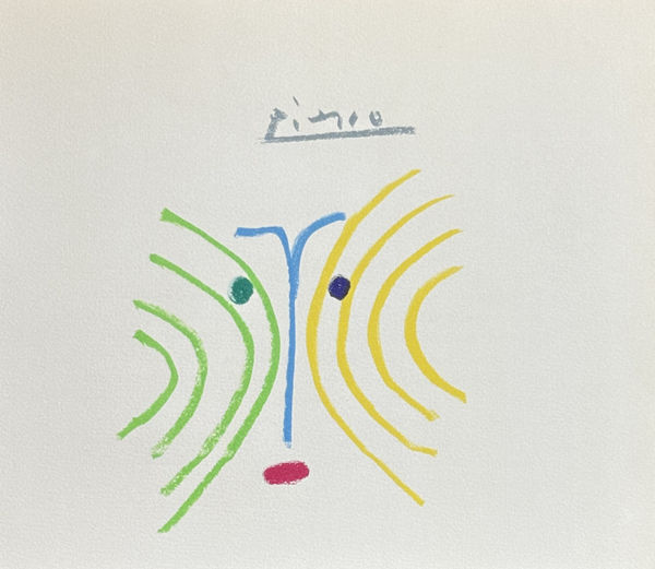 Pablo Picasso, Les Fables sans Amour - Portrait, 1962