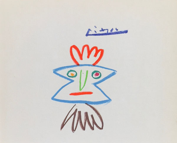 Pablo Picasso, Les Fables sans Amour - Portrait, 1962