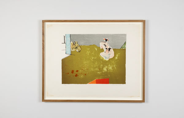 CONSTANT, Vrouw en hond, 1965