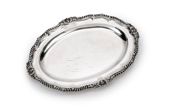JOHN HOULE, A George III Silver Meat Dish, 1819