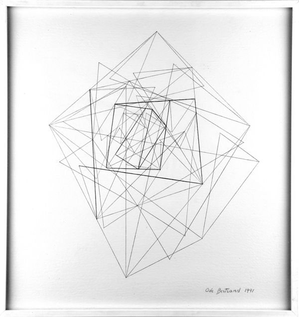 Ode BERTRAND, épure 2, 1991