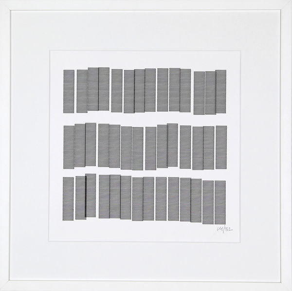 Vera MOLNAR, Lignes ou rectangles ?, 1982