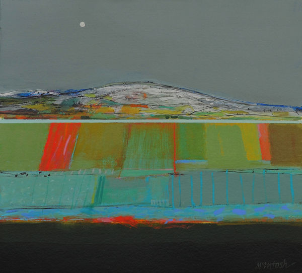 Archie Dunbar McIntosh RSW RGI (1936-2024), Autumn Fields