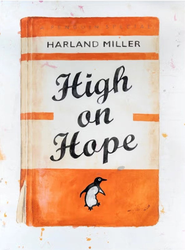 Harland Miller, High On Hope (orange), 2019