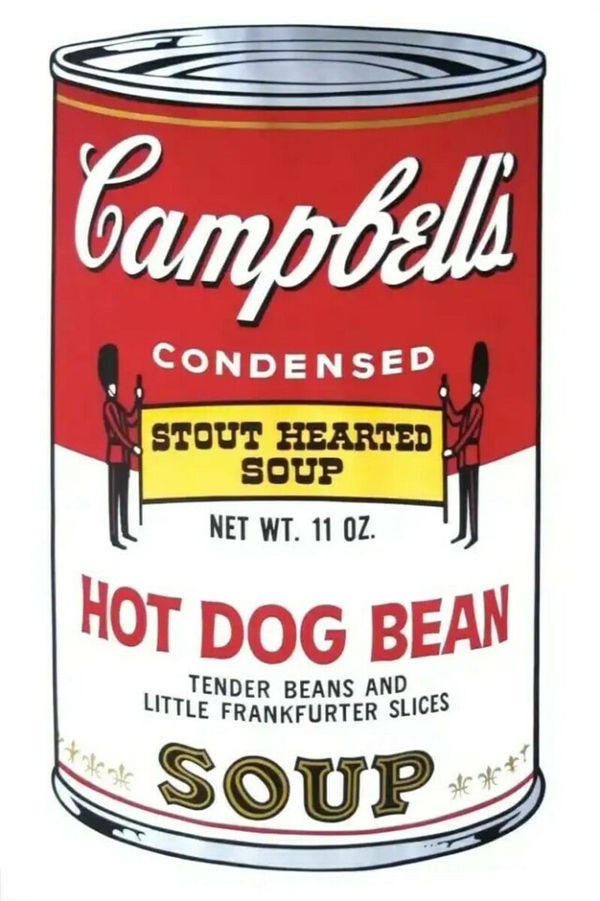 Andy Warhol, Campbell's Soup II, Hot Dog Bean (F. & S. II.59), 1969