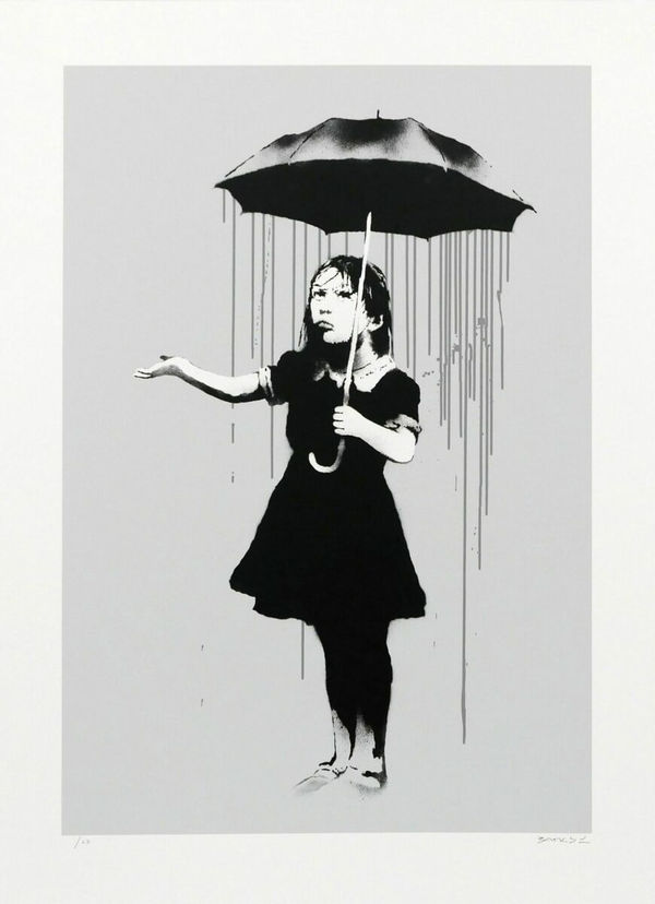 Banksy, Nola - (Grey Rain), 2008