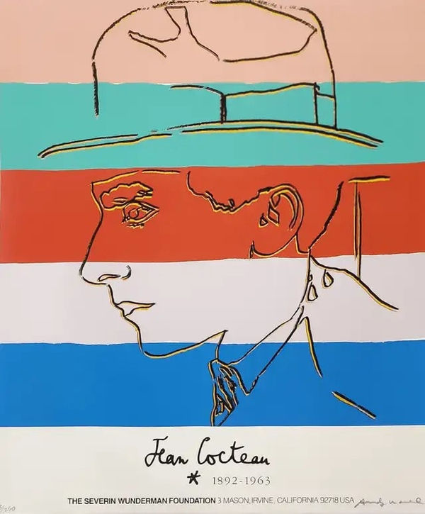 Andy Warhol, Jean Cocteau (FS II.329A), 1985