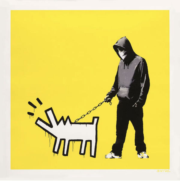 Banksy, Choose Your Weapon - Lemon Yellow, 2010