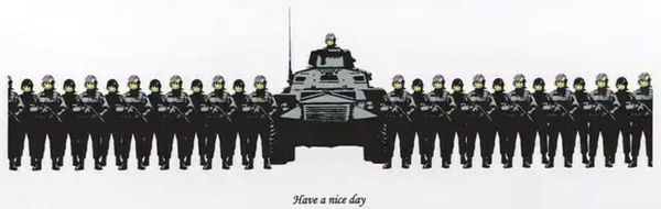 Banksy, Have A Nice Day (Unsigned), 2002