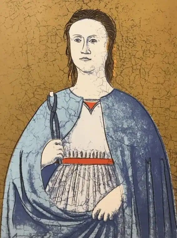 Andy Warhol, Saint Apollonia (FS II.332), 1984
