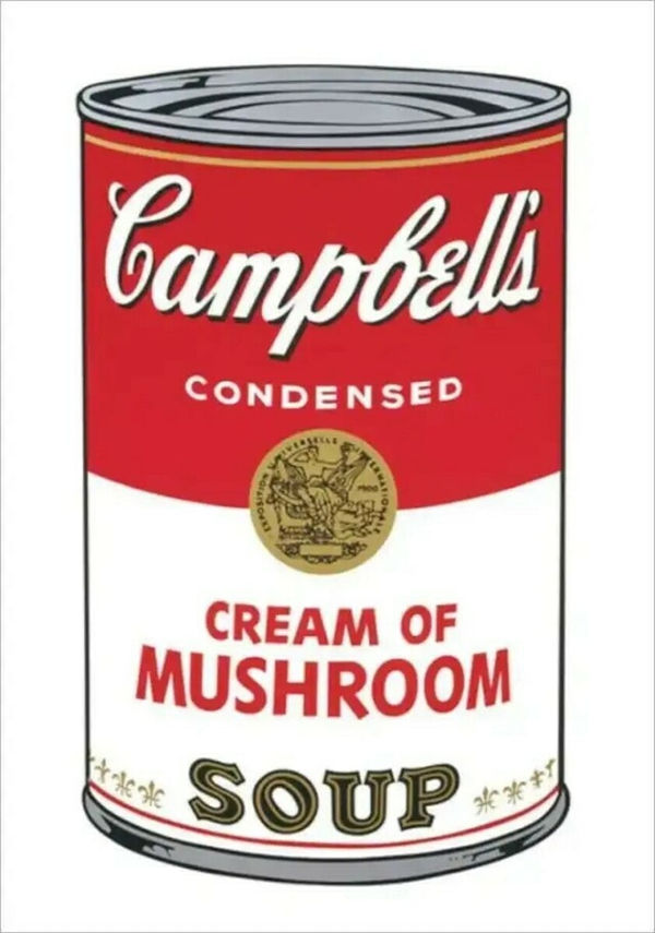 Andy Warhol, Campbell's Soup I, Cream Of Mushroom (F. & S. II.53), 1968