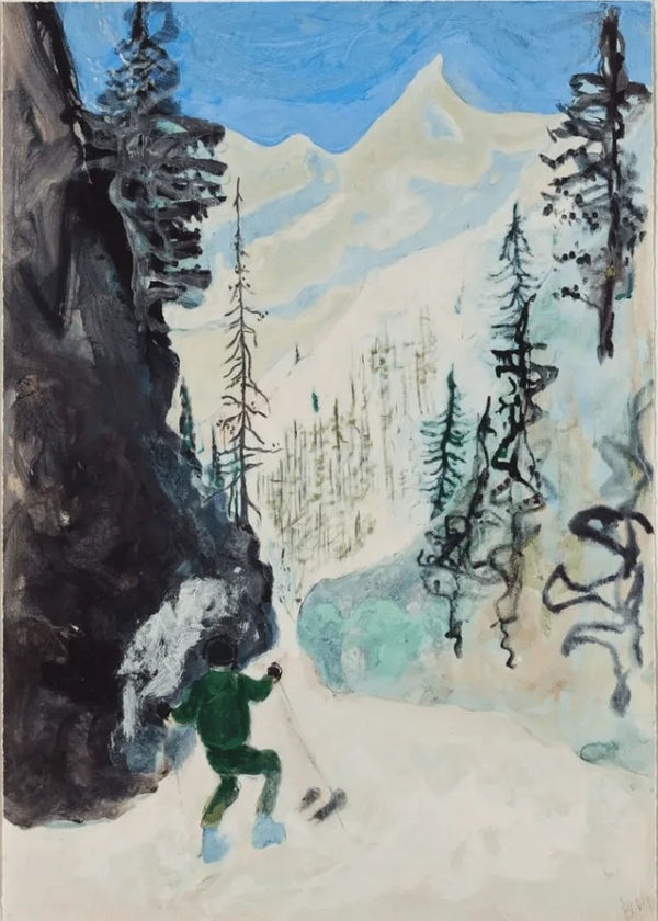Peter Doig, Couloir 1, 2022