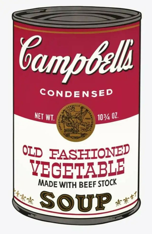 Andy Warhol, Campbell's Soup II, Old Fashioned Vegetable (F. & S. II.54), 1969